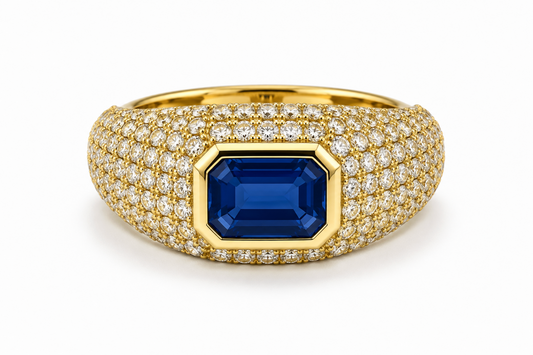 Anillo Pavé Zafiro