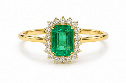Anillo esmeraldas
