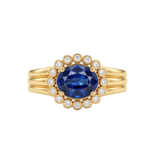 Anillo zafiro