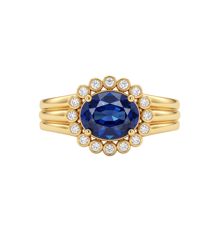 Anillo zafiro