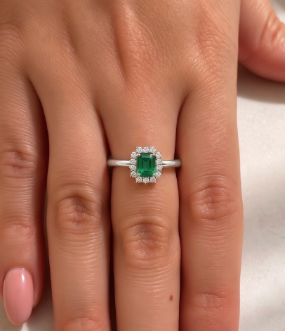 Anillo esmeraldas