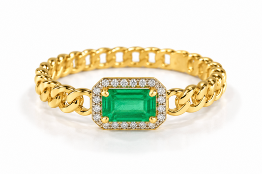 Anillo esmeraldas