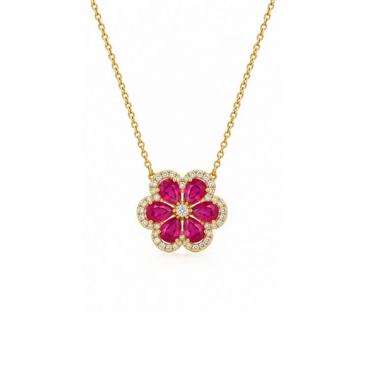 Collar flor