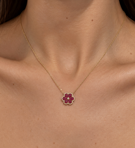 Collar flor