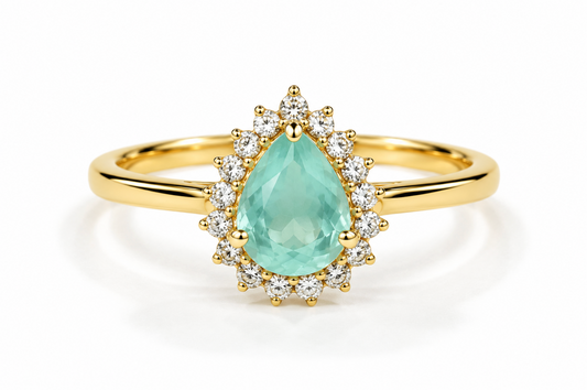 Anillo Turmalina Paraiba