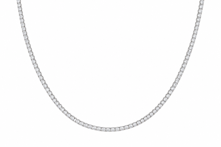 Tennis Necklace Diamantes 10 Ct