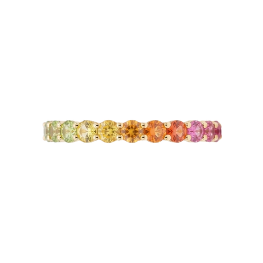 Anillo Zafiro Rainbow Infinity