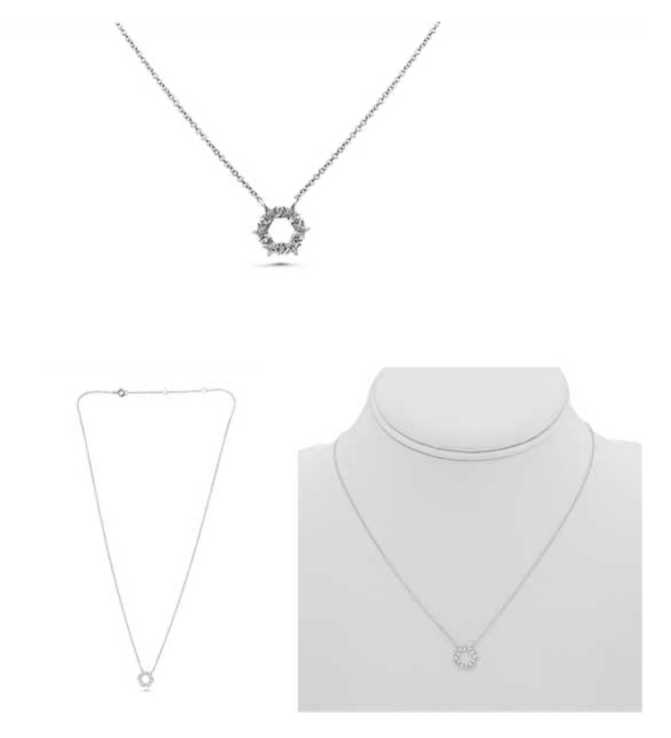 Round Diamond Necklace