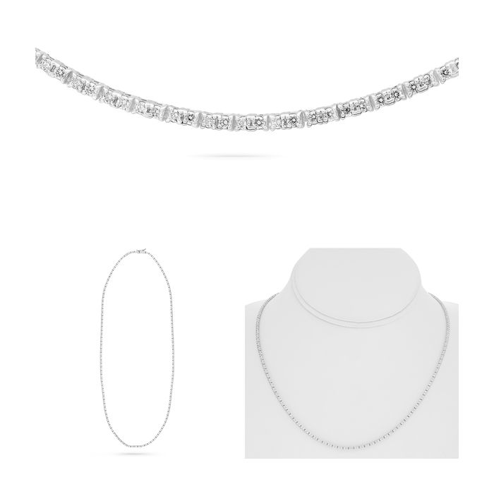 Round Diamond Necklace