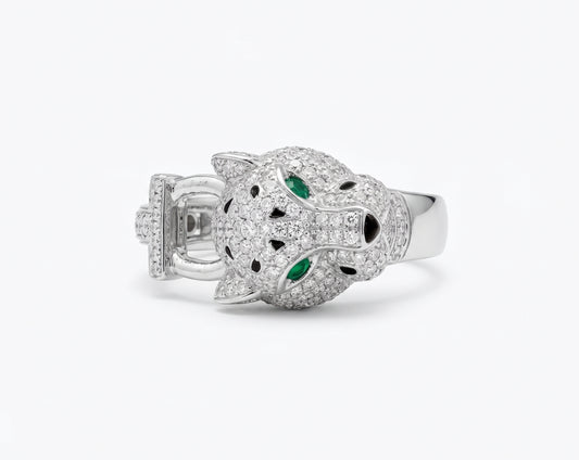 Anillo Esmeralda Diamantes