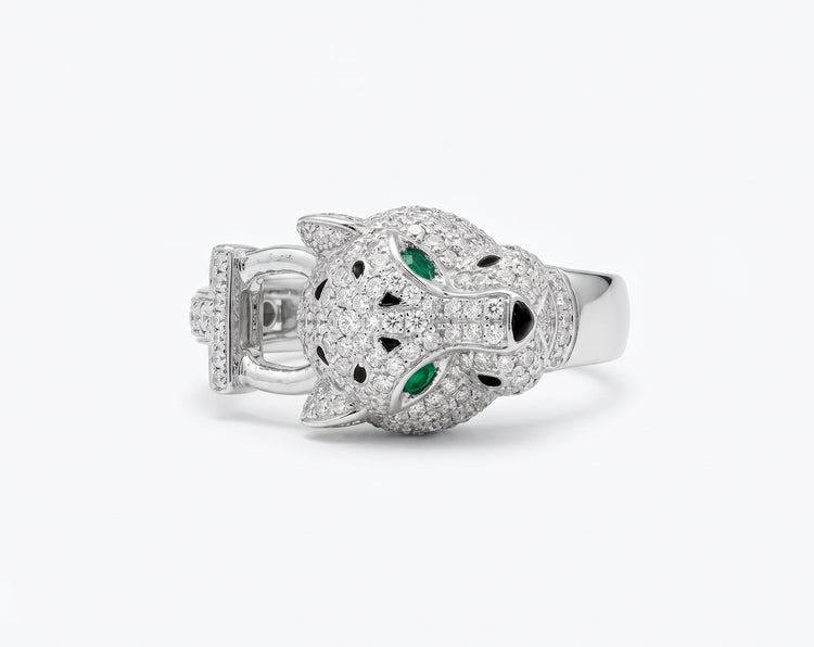Anillo Esmeralda Diamantes