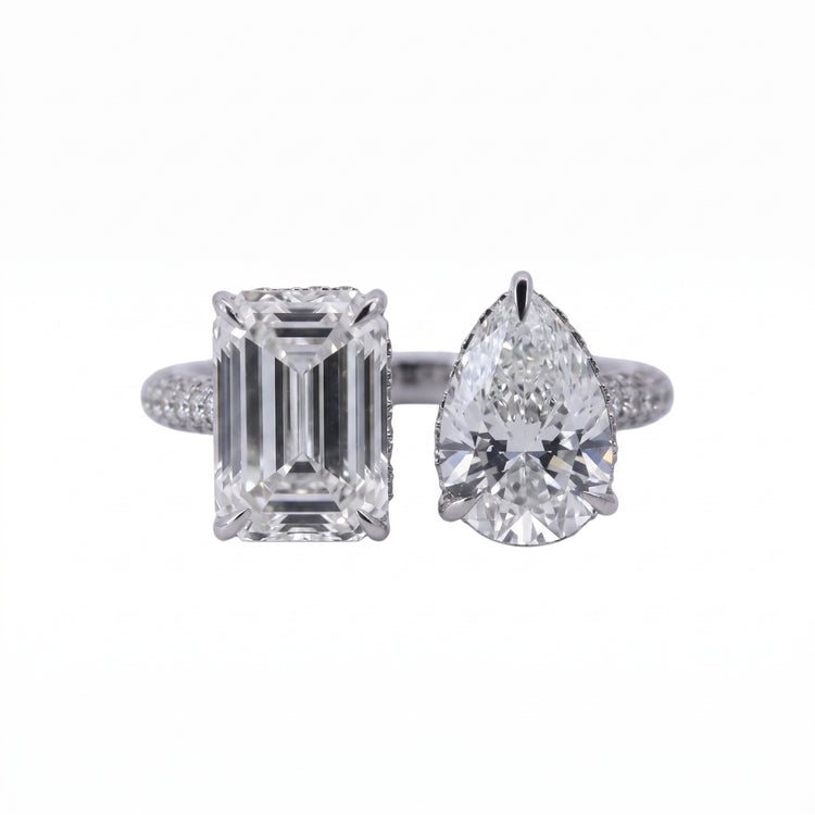 Anillo Toi et Moi Diamantes