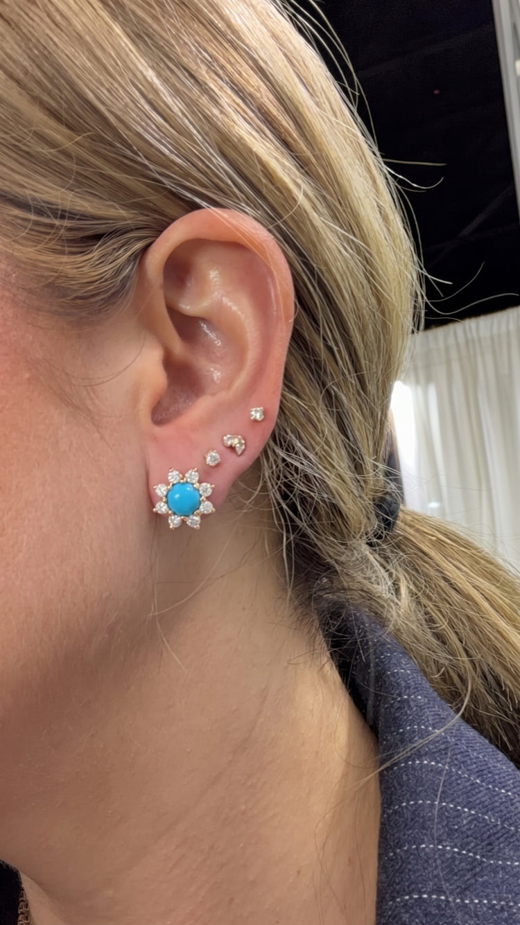 Aretes Turquesa