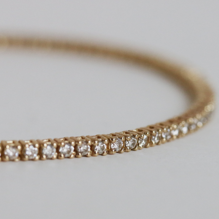 Tennis Bracelet en Oro Amarillo 1.25ct