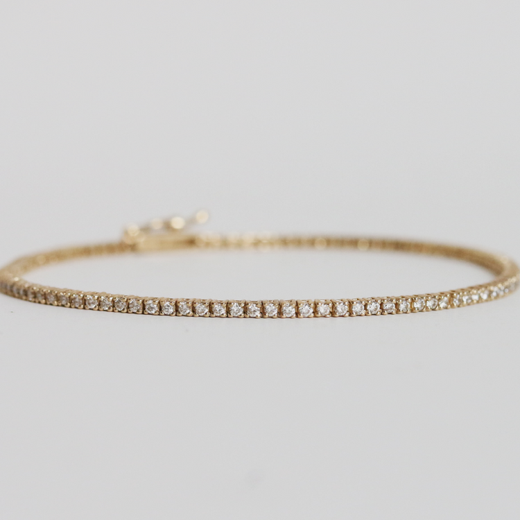 Tennis Bracelet en Oro Amarillo 1.25ct