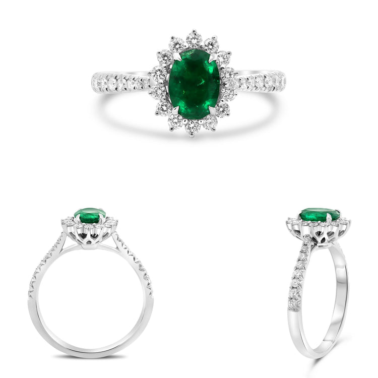 Oval Emerald Ring