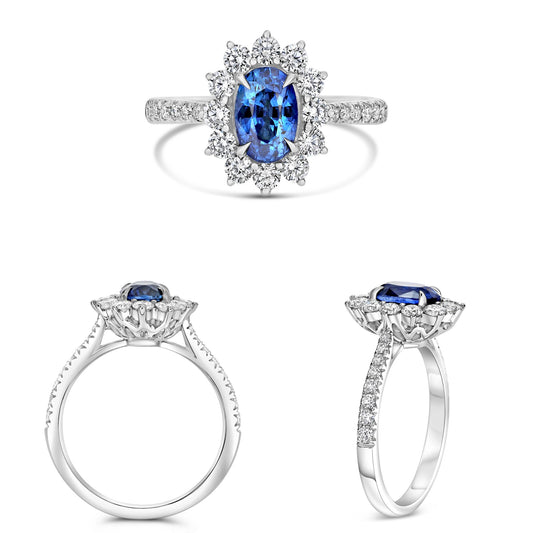 Oval Sapphire Ring