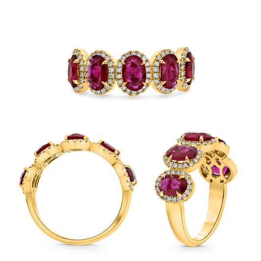 Oval Ruby Ring