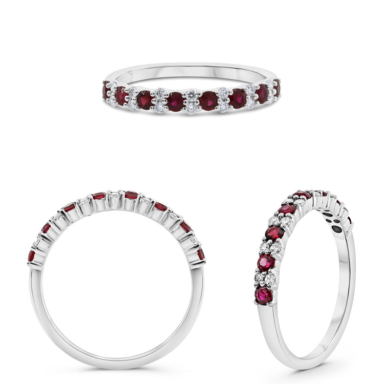 Round Ruby Ring