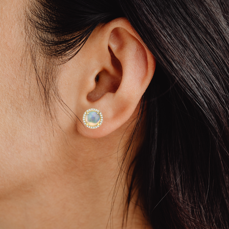 Aretes Ópalo