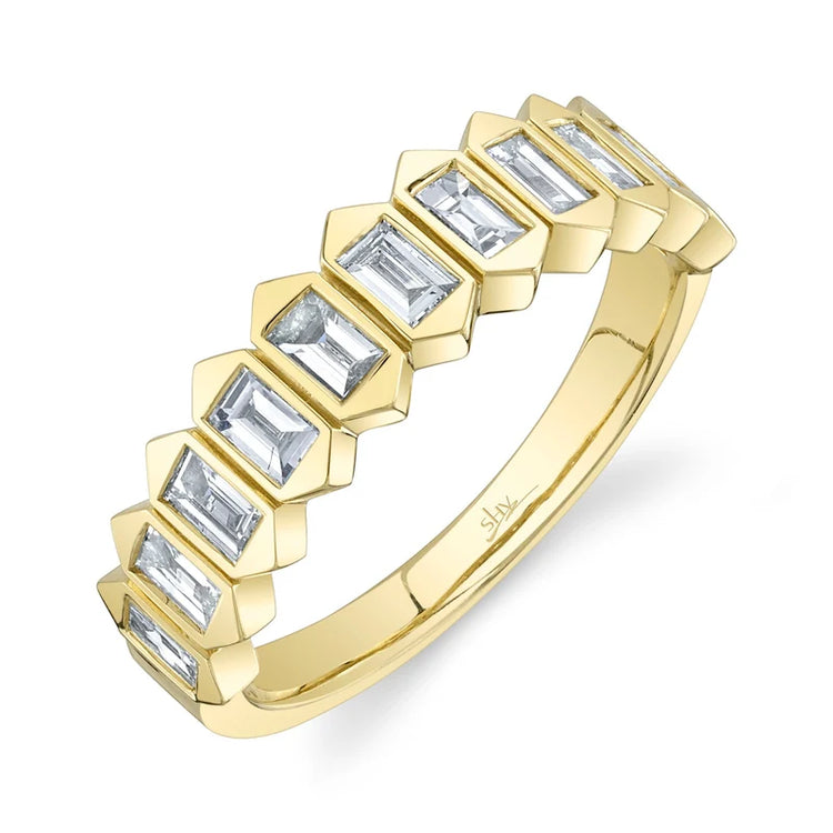 Anillo Diamantes Baguettes
