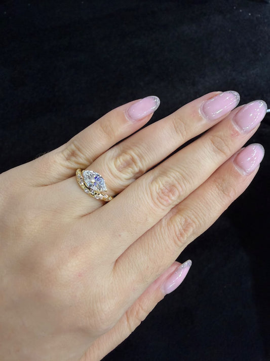 Anillo Diamante Marquise