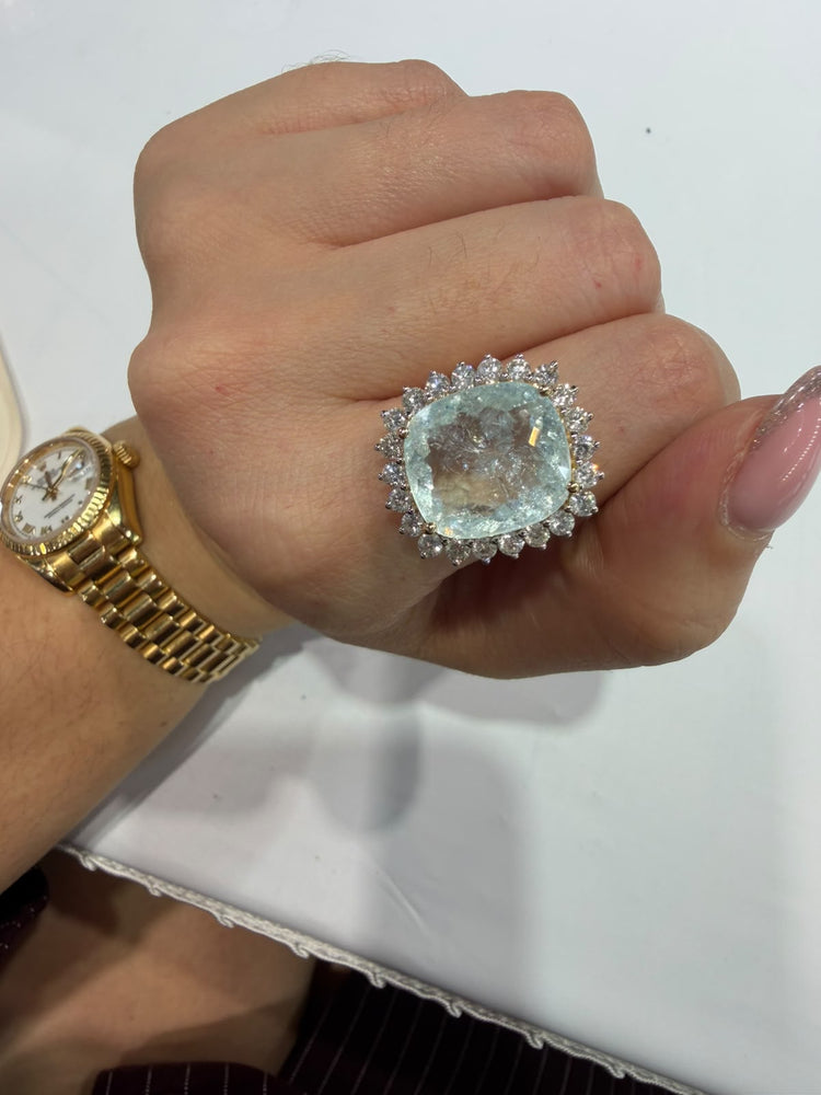 Anillo Paraiba Diamantes