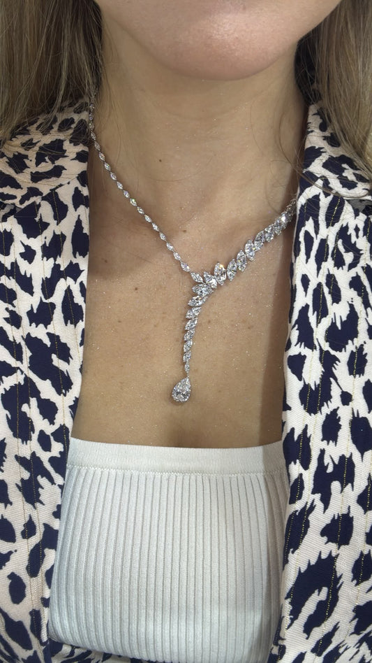 Tennis Necklace Diamantes 28 Ct