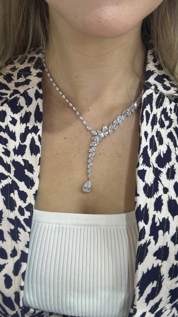 Tennis Necklace Diamantes 28 Ct