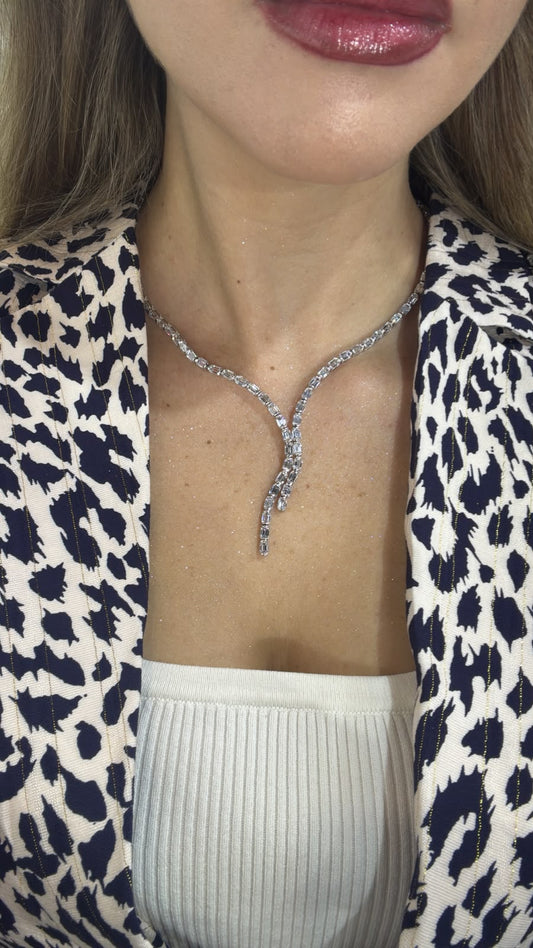 Tennis Necklace Diamantes 30 Ct