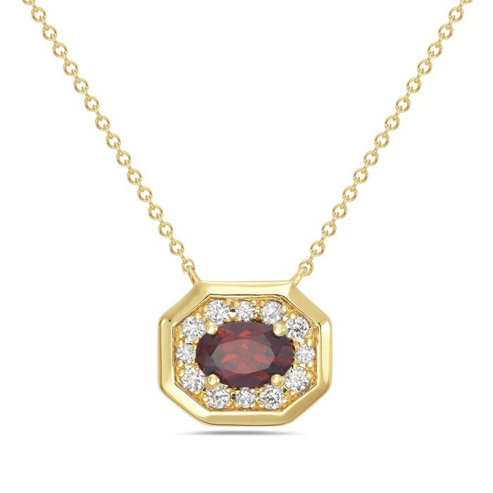 Collar Granate Halo