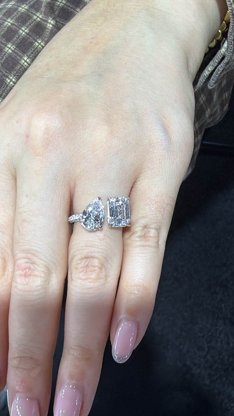 Anillo Diamantes Toi et Moi