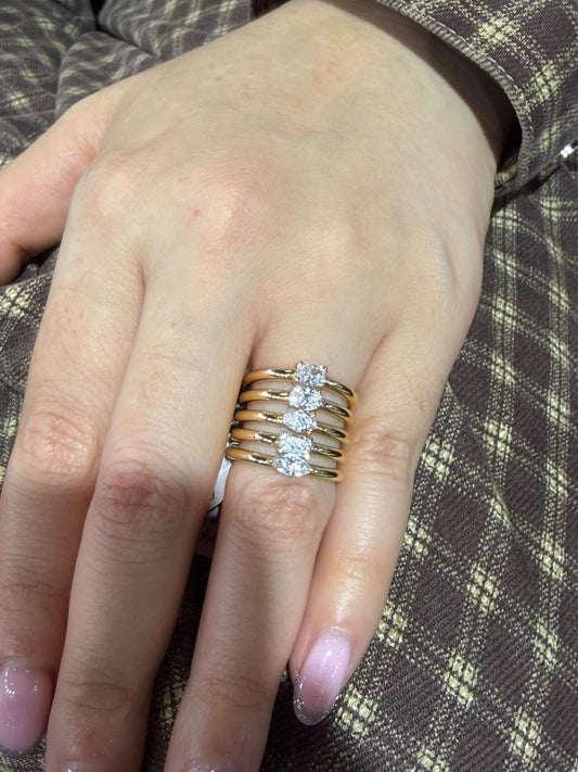 Anillo Diamantes Fancy Shapes