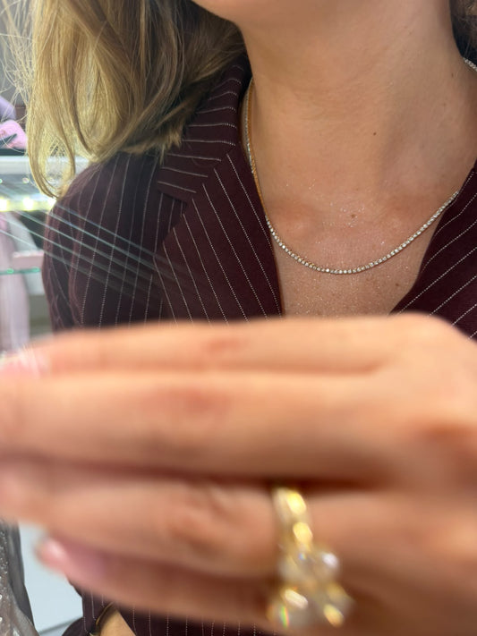 Tennis Necklace Diamantes