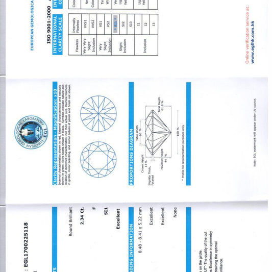 2.34 Carat Round Diamond