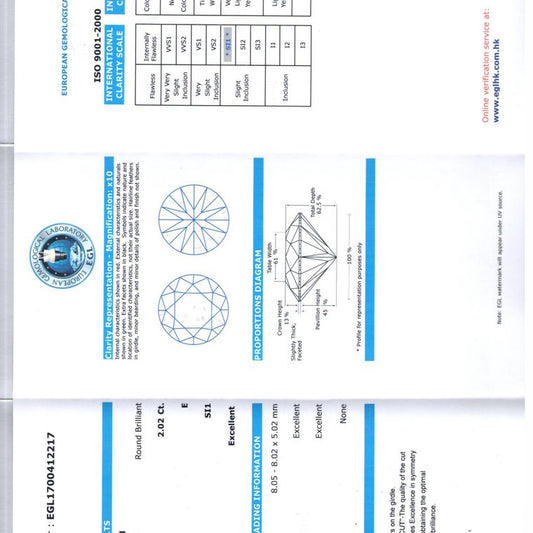 2.02 Carat Round Diamond