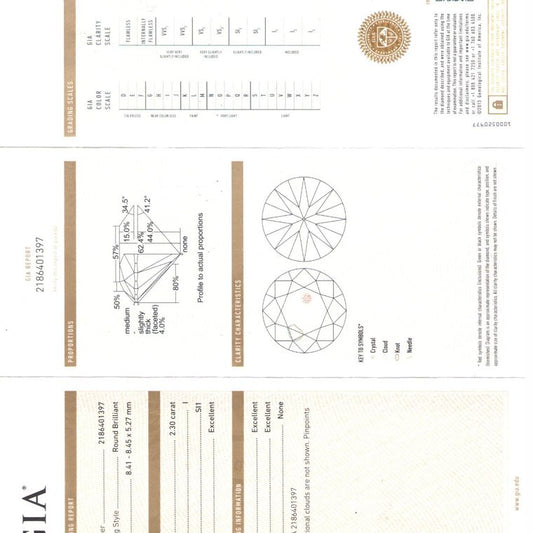 2.30 Carat Round Diamond