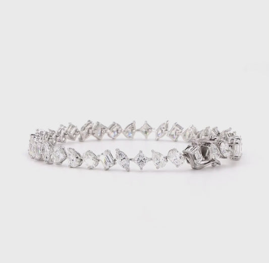Tennis Bracelet Multishape