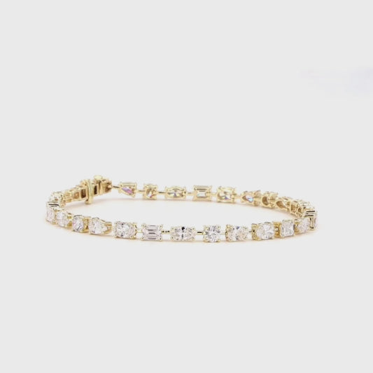 Tennis Bracelet Multishape