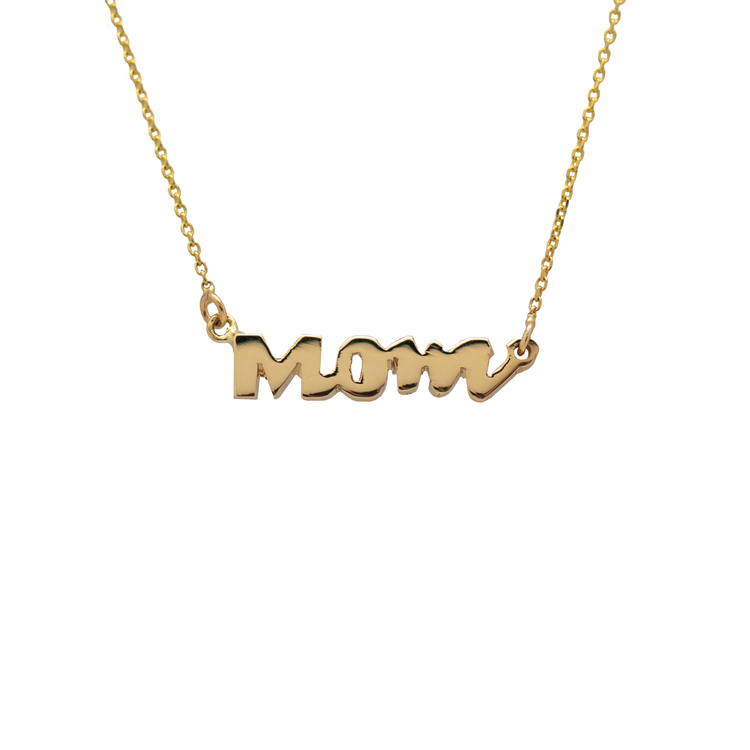 Collar "Mom" oro amarillo