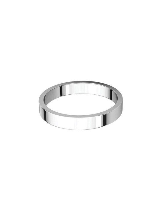 Classic flat 3mm double ring