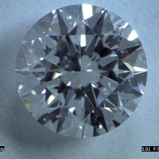 5.01 Carat Round Diamond